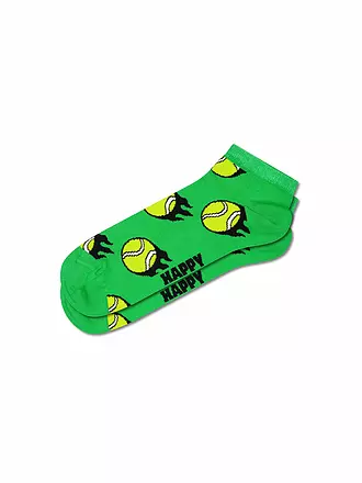 HAPPY SOCKS | Calcetines bajos de deporte para mujer TENNIS BALL 36-40 verde | 